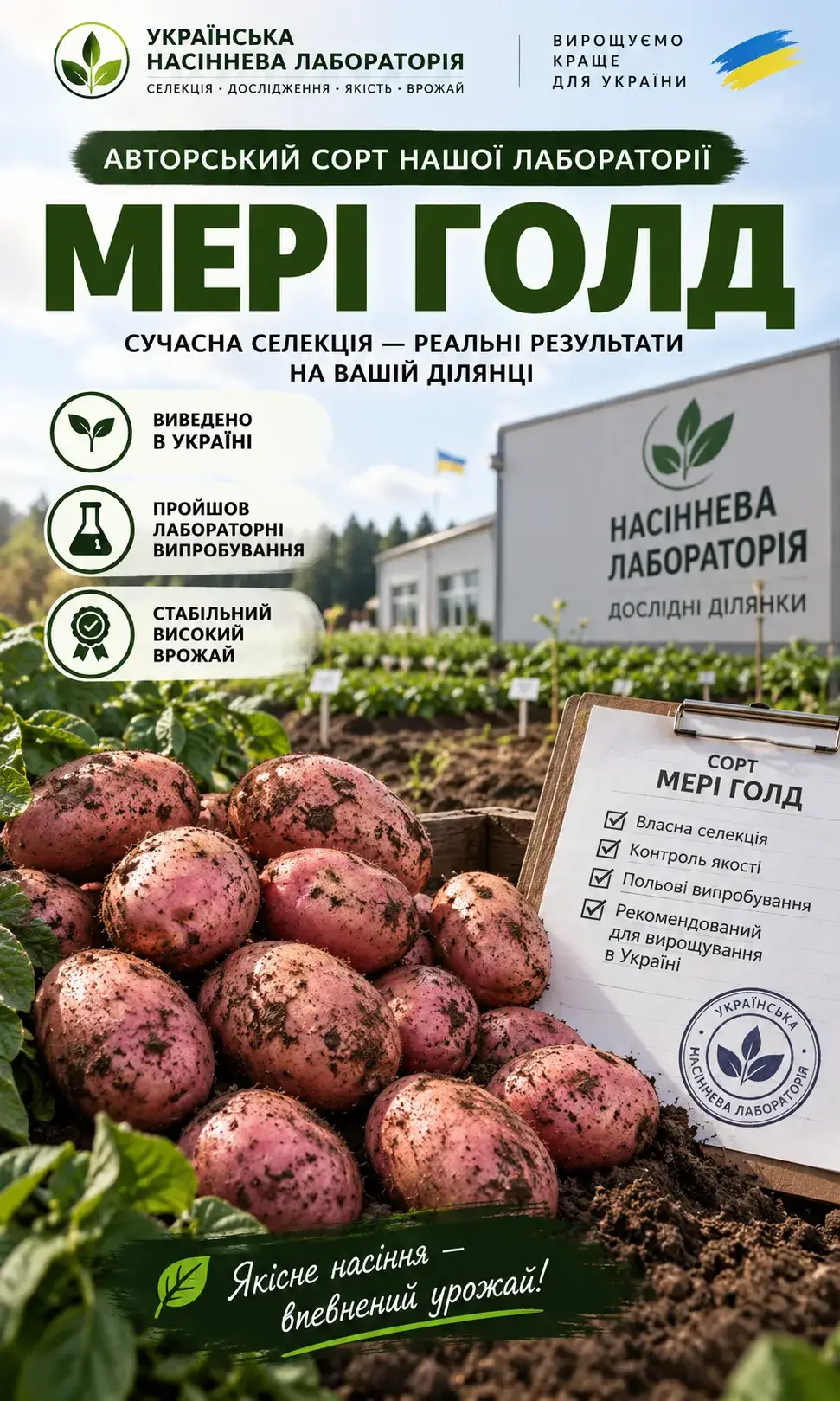 Озима картопля Мері Голд